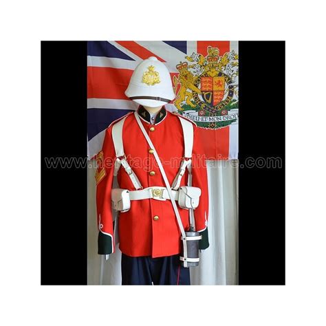 Set Uniforme Complet British Infantry 24th Foot Regt Zulu War