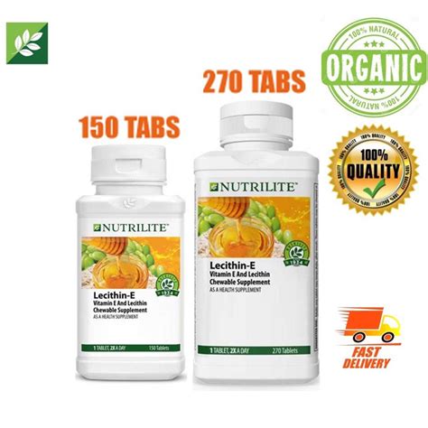 READY STOCK 100 ORIGINAL AMWAY Nutrilite Lecithin E Shopee Malaysia