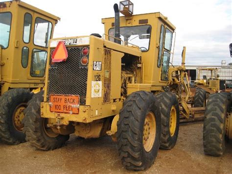 Cat 12g Motor Grader Sn 61m15465 93 Yr 14 Moldboard Wtip Control