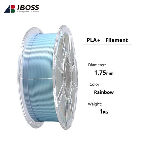 Iboss Professional D Printer Filament Rainbow Toughness Enhanced Pla