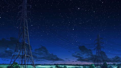 100 Anime Night Sky Wallpapers