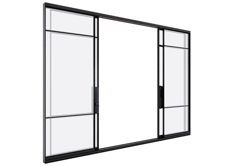 Steel Windows Australia Bottom Rolling Central Closing Sliding Doors