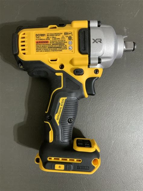 Dewalt Dcf B V Max Xr Li Ion Mid Range Impact Wrench Tool