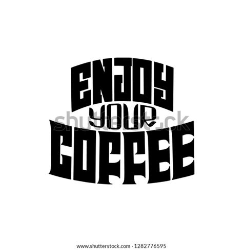 Hand Drawn Lettering Coffee Isolated On Stock Vector Royalty Free 1282776595 Shutterstock