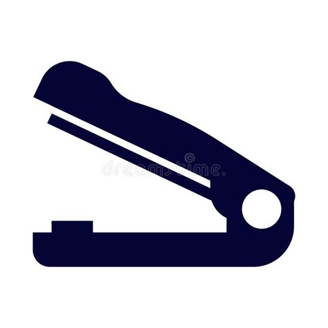 Pin Stapler Stationary Stapler Tool Icon Stock Illustration