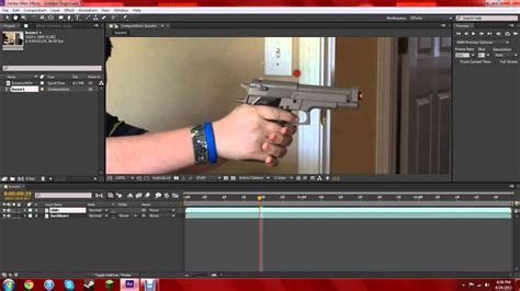 After Effects cs6 gun shot beginner tutorial PART 1 (ACTION ESSENTIALS ...