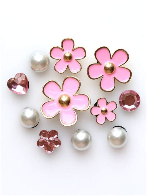 Pcs Flower Plum Blossom Design Shoe Accessories For Lace Up Shoes