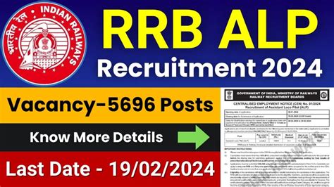 Rrb Alp Recruitment Notification For Posts Check