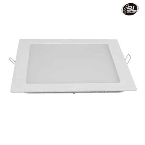 Plafón Cuadrado LED para Empotrar 12W Blanco LedsBeSolar