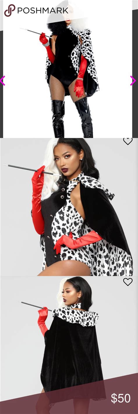 Cruella Devilish Sexy Halloween Villain Costume Halloween Villain Sexy Halloween Black And