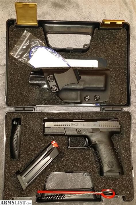 Armslist For Sale 9mm Cz P10c New In Box Wkydex Iwb Holster