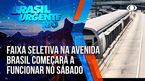 Avenida Brasil Vai Ter Faixa Seletiva Para Nibus Carros Que Usarem A