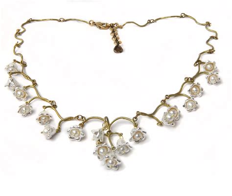 OHHHHHHH I Love This Pretty Lily Of The Valley Necklace Fancy