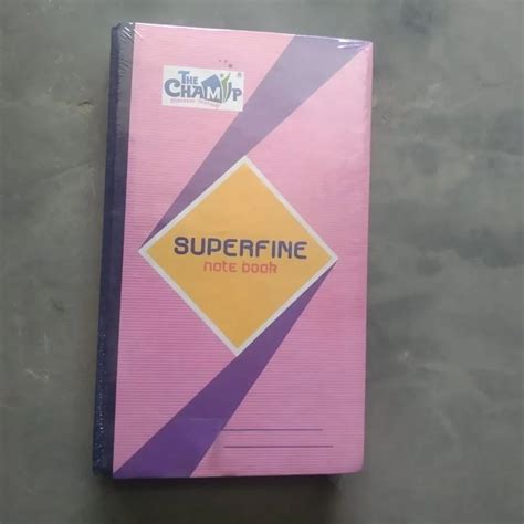 Paper Hard Bound The Champ Superfine Notebook Register A At Rs In