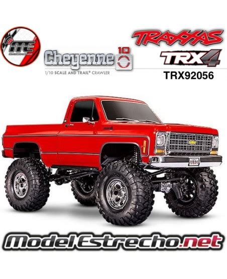 TRAXXAS TRX 4 CHEVROLET K10 CHEYENNE HIGH TRAIL EDITION RED