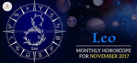 November Leo Monthly Horoscope Leo November Horoscope