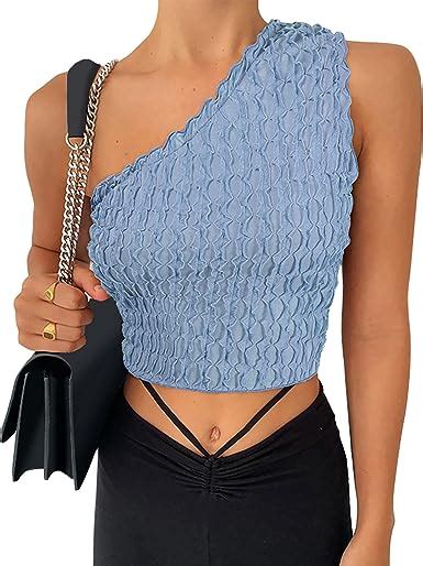 Damen Bandage Crop Top Kurz Trägershirts Tank Tops Weste Mit Halfter