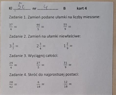 Zadanie Domowe Na Poziomie Klasy Pi Tej Pliska Szybko Bo Musi By Na