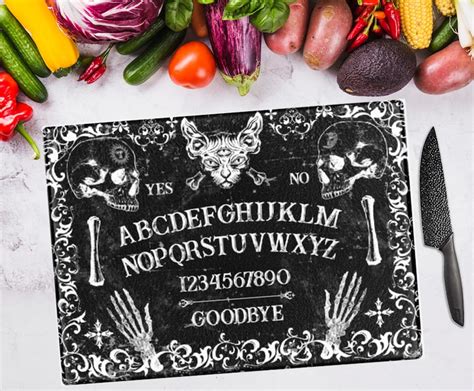 Ouija Board Gothic Home Decor Ouija Cutting Board Goth Etsy