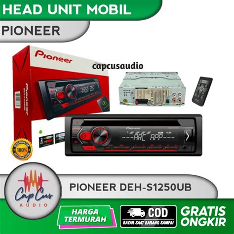 Jual Tape Mobil Pioneer Deh S Ub Single Din Head Unit Audio