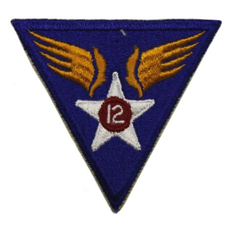 12th Air Force Patch Flying Tigers Surplus