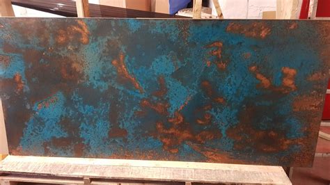 Copper Blue 60 Patina On Copper Sheet 200cm X 100cm Clear Flickr