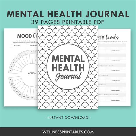 Printable Mental Health Journal Template