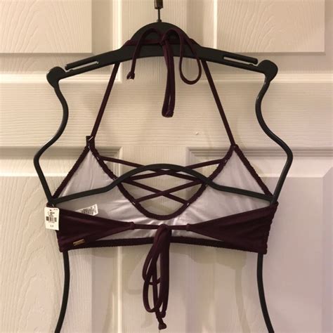 Pink Victoria S Secret Swim Top Only Victorias Secret Pink Bikini Halter Poshmark