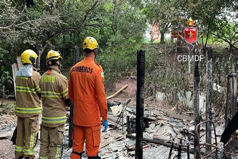 Corpo carbonizado é encontrado em barraco incendiado no DF Metrópoles