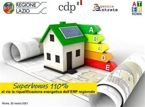 Superbonus La Regione Lazio Lancia Il Piano Per L Efficientamento