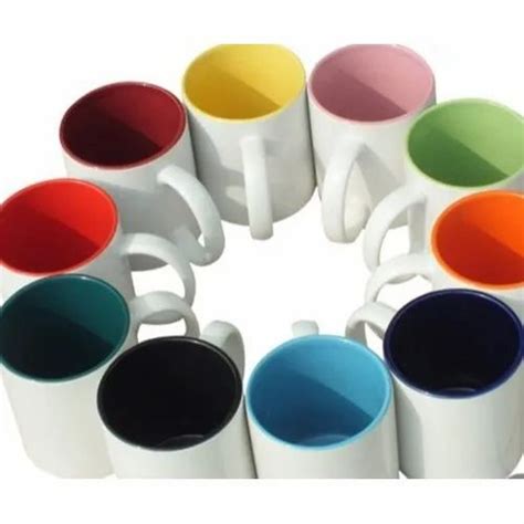 White Ceramic Plain Coffee Mugs Packaging Type Box 350 Ml At Best