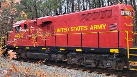 Fort Eustis Military Railroad Army Boxcar Moves Part Youtube