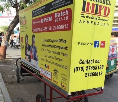 Tricycle Banner Advertising Service With Or Without Back Lite At 20000