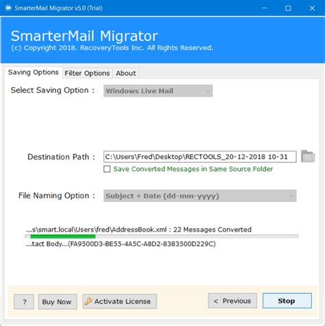 How To Migrate Smartermail To Windows Live Mail Program With Emails