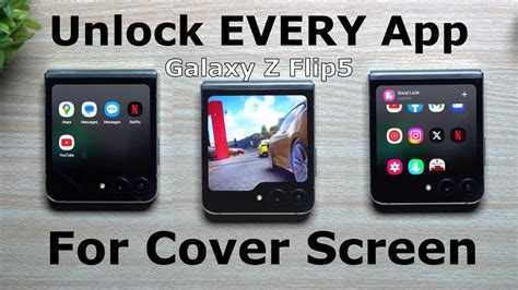 Trick To Use Every App On The Cover Screen Galaxy Z Flip Youtube