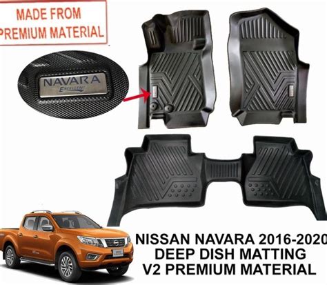 Nissan Navara 2016 To 2023 OEM TPE 5D EXCELLENT Deep Dish Matting