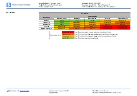 Roof Access Safe Work Method Statement Swms