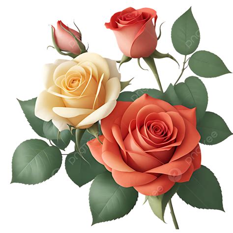 Natural Red Rose Flower Vector Rose Flower Red Rose Png And Vector