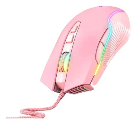 Ripley MOUSE GAMER RGB ONIKUMA RATÓN 7 BOTONES PINK EDITION JUEGOS