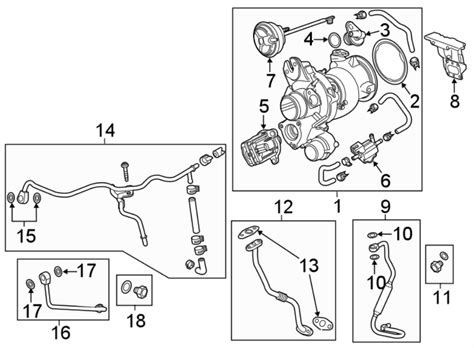 Chevrolet Malibu L Sedan Turbocharger Wastegate Actuator