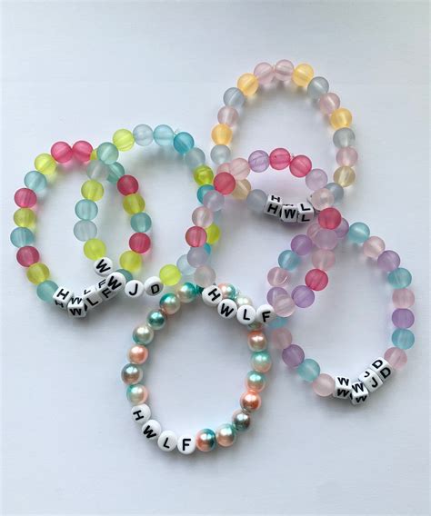 Hwlf Wwjd Bubble Beaded Bracelets Etsy