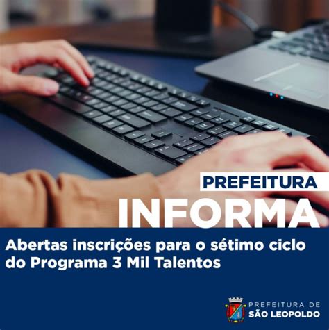 Abertas as inscrições para o sétimo ciclo do Programa 3 Mil Talentos TI