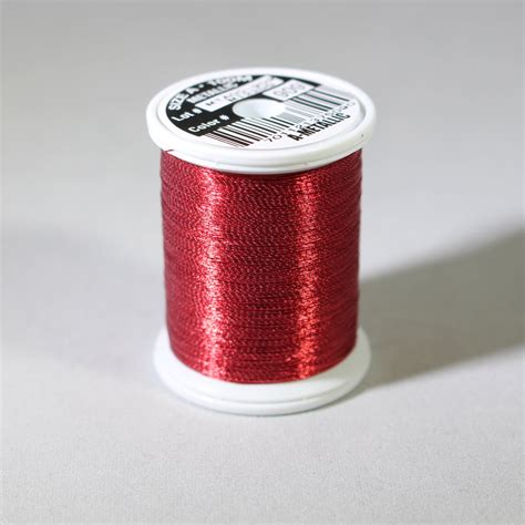 Fuji Red Metallic Thread 909 Size A 100m Spool Proof Fly Fishing