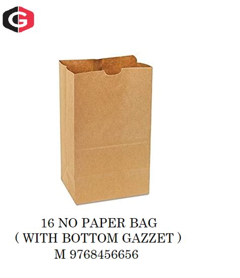 Restaurant Parcel Bag Plain Brown Kraft Paper Bags Bottom Box Non