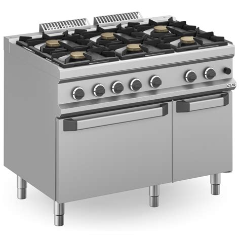 Cocina A Gas Fuegos X Kw Con Horno A Gas Mfb Afgxl Magistra Plus