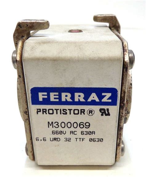 Ferraz Shawmut Protistor M300069 660v Ac 630a Irontime Sales Inc