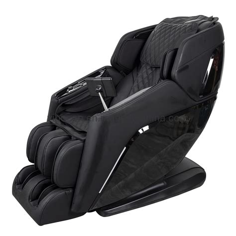 2022 New Design 4d Sl Track Massage Chair Automatic Leg Extension Wireless Charging Ai Voice