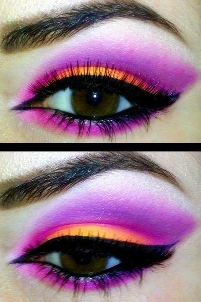 17 Fabulous Neon Eye Makeup Ideas for Women - Pretty Designs