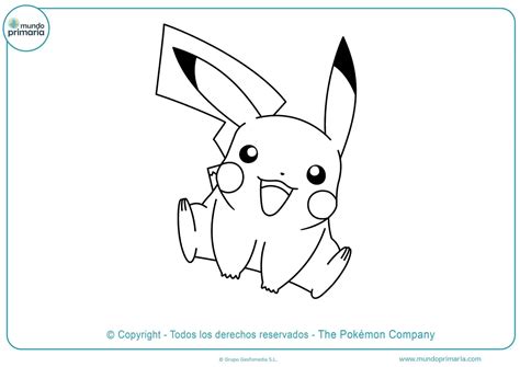 Dibujos De Pikachu Para Colorear Descarga E Imprime