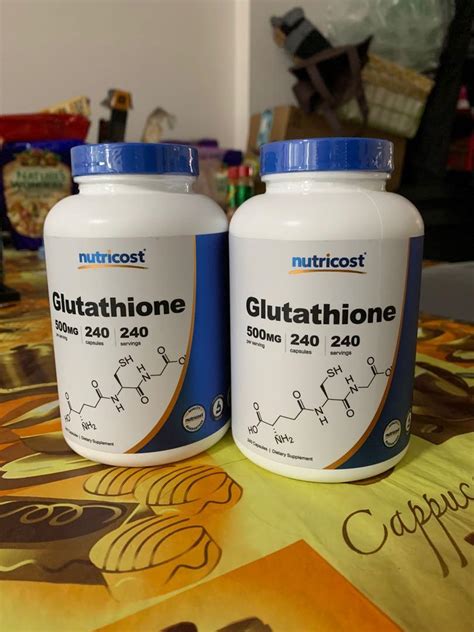 Nutricost Glutathione Capsules Mg Capsules Health Nutrition